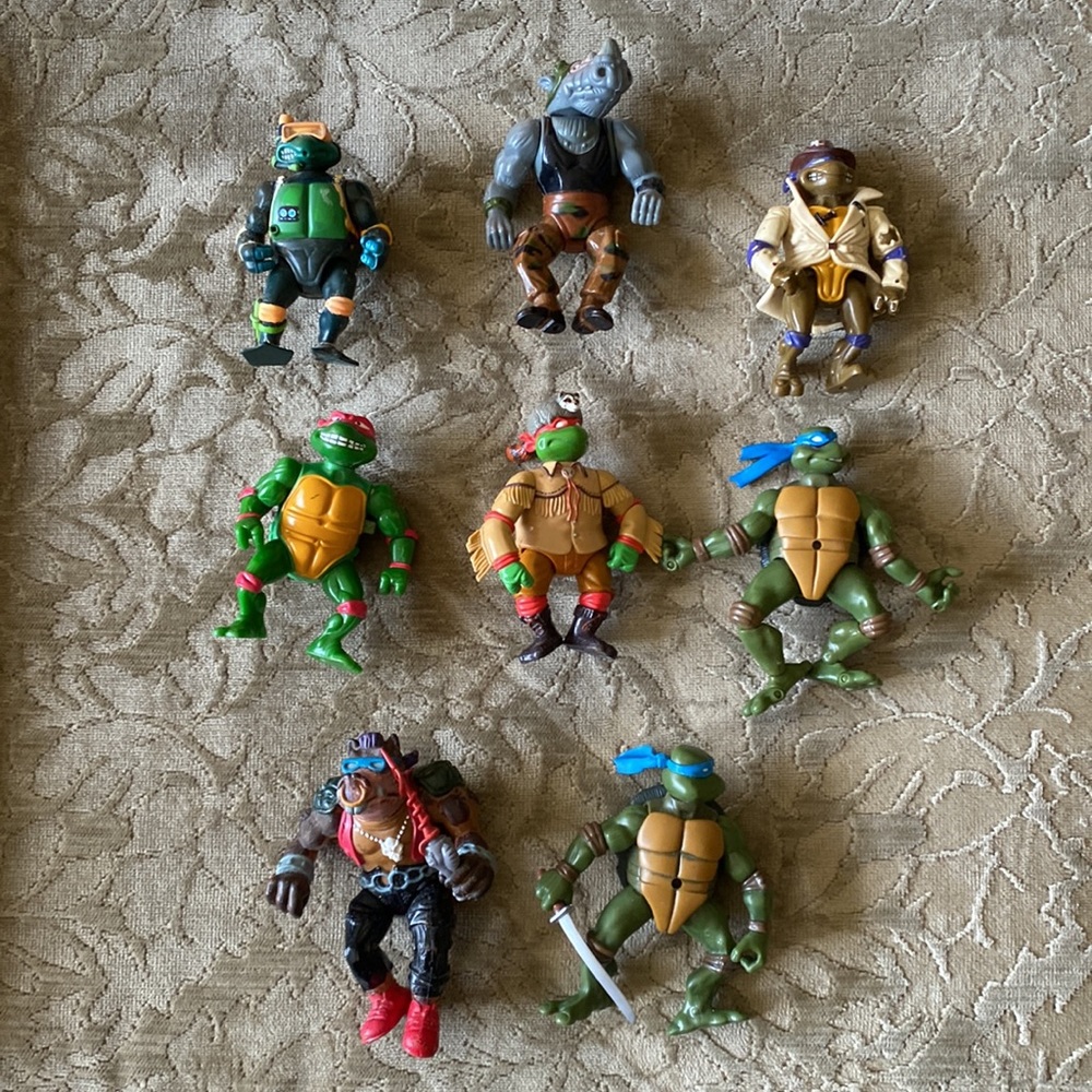 1990’s Ninja Turtle Plastic Toy Figures